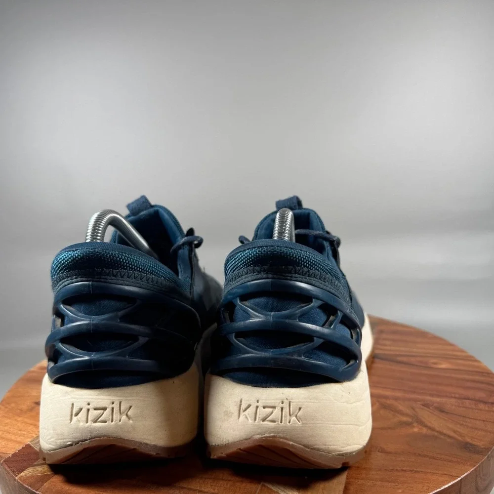 Kizik Wasatch Navy Blue Hands Free Slip On Sneakers Womens 9.5 DWASTD07-1D